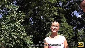 HUNT4K ELLA ALMOST LOSES WALLET BUT GETS BLOWJOB AND SEX