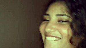 Latina's Thick Tits and Ass in Garage Titty Fuck