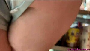 Chubby BBW girlfriend farts from big fat ass in fetish.