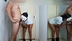 hoje tu vai ter que me comer a bunda aqui no corredor, latina deepthroat anal creampie