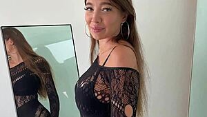 The big booty girlfriend moaned loudly as her tattooed friend dicked her doggystyle in POV, covering her ass in cum.