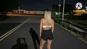 Wife Engages in Street Sex with Well-Endowed Partner