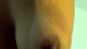 Kalena Mitrak Sitting Showing Big Ass Tattoo To Cuckold In Homemade Bed Ball Licking