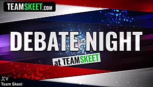 Master Debater Risky Girls Threesome