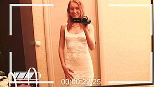 Desperate ex uses dildo on webcam to move on.