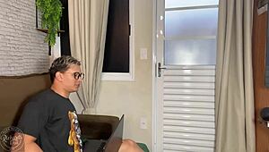 Young Students Fuck On Living Room Sofa