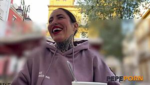 41-year-old Spanish cougar Lara Croft debuts in unforgettable porn