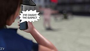 Emma's sexy public dance with a big cock 😏