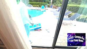 cosmic seduction where an alien hunts peach and savanna in costumes