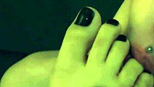 i need you to worship my feet and pussy, pov toes bondage orgasm in lingerie