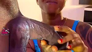 Handjob and blowjob section with big cocks