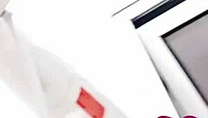 Interracial anal gaping with monster cock under the shower.