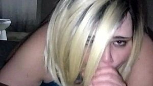 Snowbunnyqueen27 Deep Throats Cage Fighter's Beautiful Big Black Cock