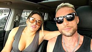 Outdoor interview with Vagninho and Luna Oliveira