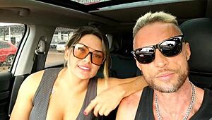 Outdoor interview with Vagninho and Luna Oliveira