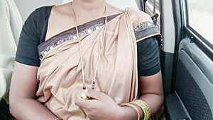 I fuck the Indian call girl in the car with dirty talk