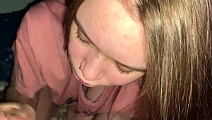 Hey, that late night cream mask pov blowjob with cum on my stepdaughter's face was intense!