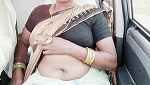 I fuck the Indian call girl in the car with dirty talk