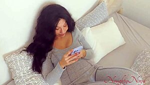 Step-mom accidentally gives me viagra pills, leading to sexy doggystyle fucking 😈