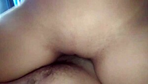 First Time Tight Pussy Gets Wet and Easily Takes Monster Cock in Homemade Video. Moaning Loudly with Pleasure.