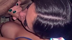 rangel carlos sucks that client cock sensually till cumshot in mouth, big ass latina vibe 🔥💦