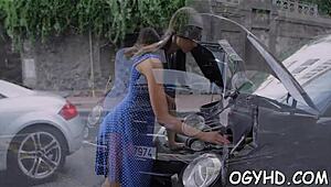 old chap says he bangs young 18+ russian teen in tight pussy missionary style