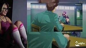 Baby, I can't sleep, watch porn with me as exotiqfox masturbates in POV, cum everywhere.