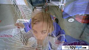 Hockey-Loving Blonde Teen 18+ Fucked By Her Boyfriend - Kenzie Kai