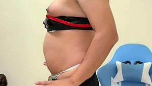 Beautiful transsexual doctor in hospital roleplay