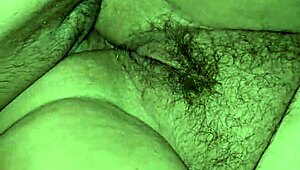 Intense anal fucking with her pussy spread wide open