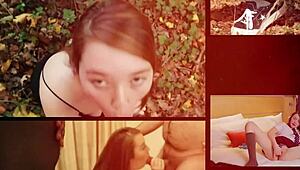 collared british 18 year old in costumes gets teased and edged with wand, feeling the taboo fetish vibes.