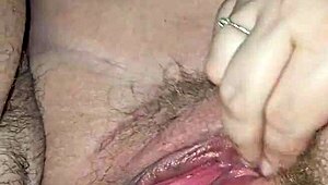 Intense anal fucking with her pussy spread wide open
