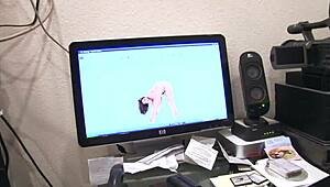 Anastasia Enjoys Casual Shoe Play