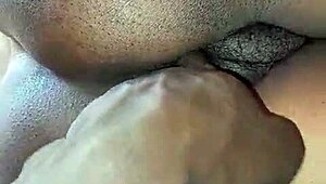 I'm playing with my landlady's fat pussy, so sweet and wet