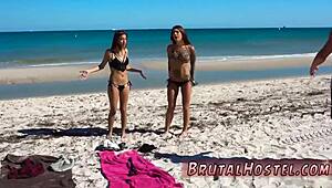 Wife Slave Training Excites Young Tourists Felicity Feline and Jade 😈