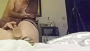 Clothed Slut In Satin Panties Gets Doggy Fuck And Rimjob