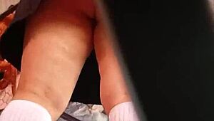 Hidden Stepfather Records Student In Upskirt Skirt