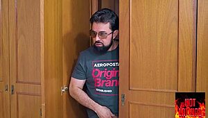 Horny Guy Fucks Redhead in Pantyhose!