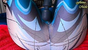 i wet myself from vibrations, then pussy cums from masturbation