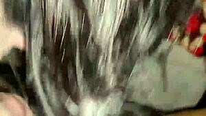 Enjoying some good sloppy head on this big black cock 😋