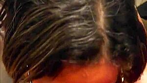 Blonde Whore's Bath Cumshot Surprise