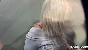 Seduced Czech Teen Feels Intense Pleasure in Mall POV Fuck