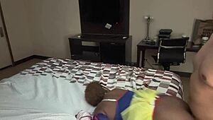 Hotel scene part 1 with couple, check out SlipperyCherry18 on Streamate