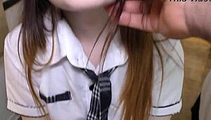 Amateur BBC interracial teen Vivien Doll pounds her black math teacher's huge cock bareback.