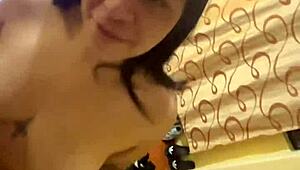 Latina gets impregnated with lots of cum in her vagina after intense anal