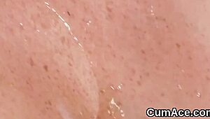 She says, Shoot that cum on my face, I'll swallow every drop