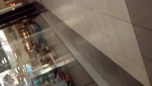 Hidden Candid Shots of Ebony Ass Folding in Shop