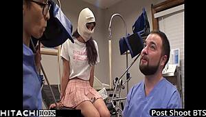 Oh god, I-I'm patient 135, nurse forcing hitachi orgasms on me as guinea pig
