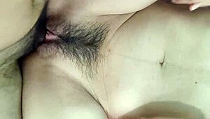 Hey, watch this closeup hairy pussy fuck of my friend's indian wife