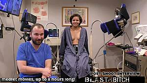 patient rebel wyatt's pussy, does the doctor blast you with cum?